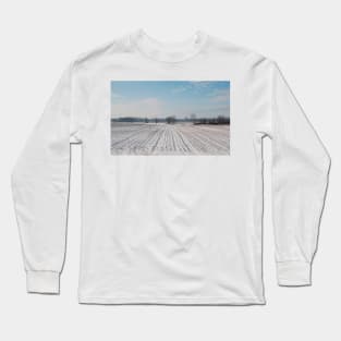 Snowy Field Long Sleeve T-Shirt